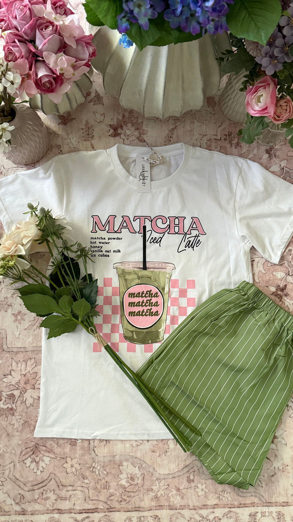 Sweet Matcha Latte Lounge Set