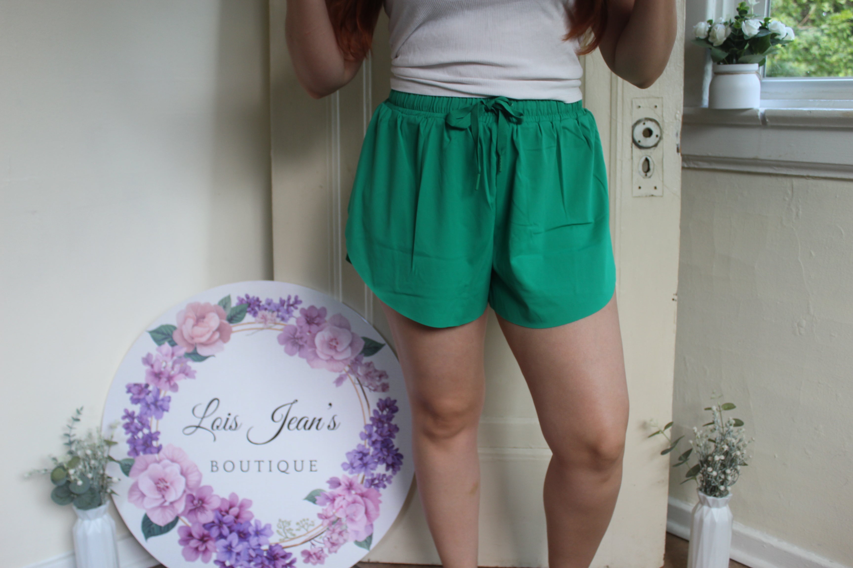 Side Overlap Activewear Shorts W/ Shorts Lining
